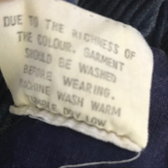 Vintage 1970’s navy corduroy baby overalls onesie - Picture 5 of 5